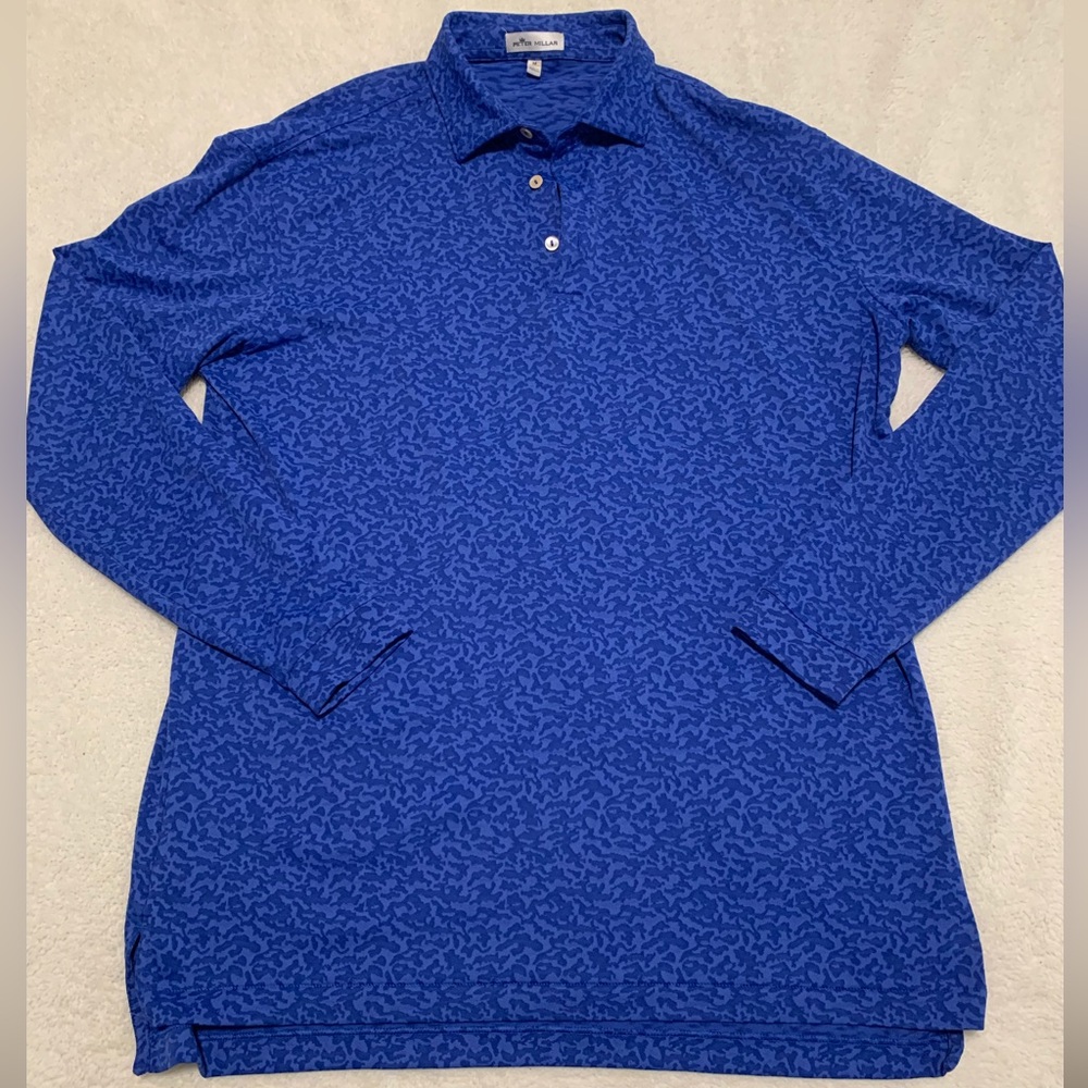 Peter Millar Long Sleeve Camo Polo